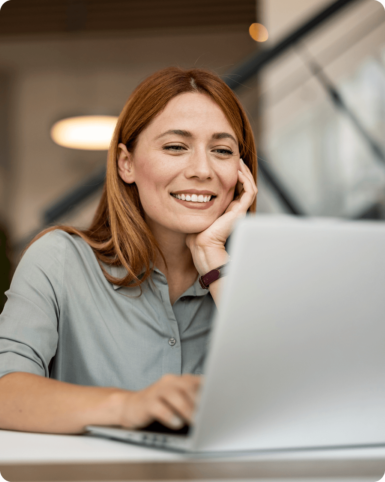 Aya Education woman giving a speech
